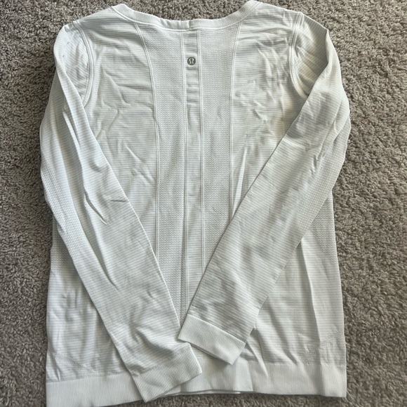 lululemon athletica Tops - White Lululemon Swiftly Tech Longsleeve